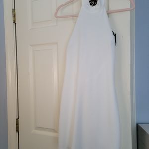 White backless mini dress (junior)